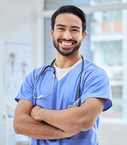 healthcare-happy-doctor-and-portrait-of-man-in-cl-2023-11-27-05-25-27-M2VPL8W